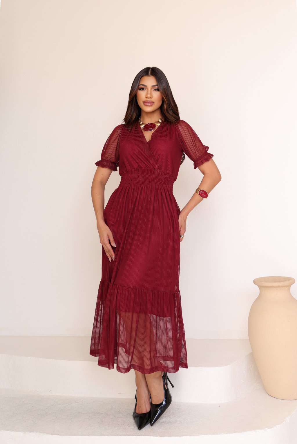 vestido longuete