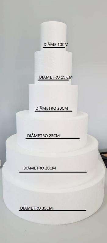 BOLO ISOPOR FALSO 350X100MM