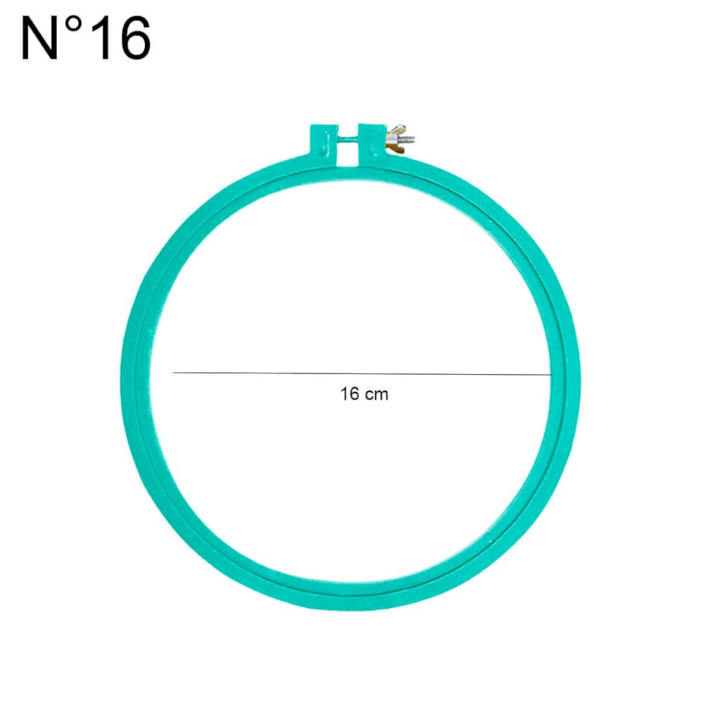 BASTIDOR C/ TARRACHA PLASTICO 16CM