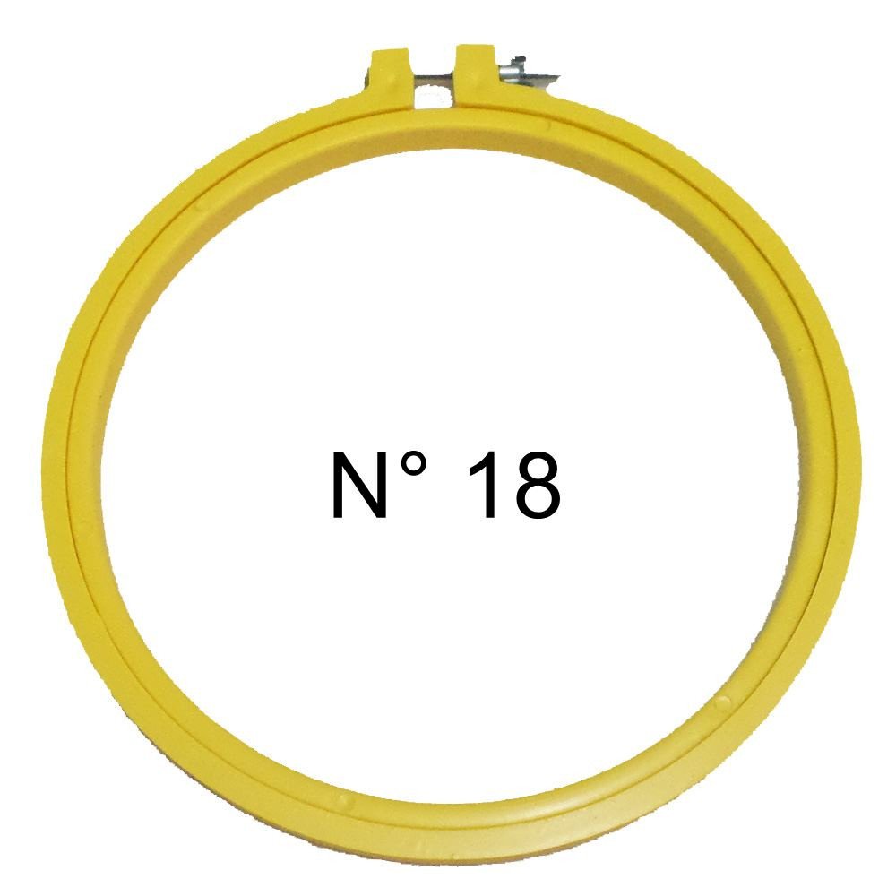 BASTIDOR C/ TARRACHA PLASTICO 18CM