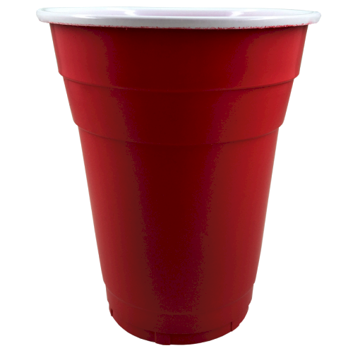 KIT COPO AMERICANO C/20 UND 500ML VERMELHO