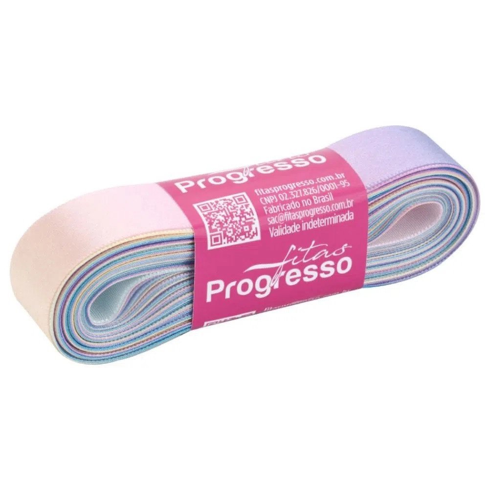 FITA CETIM DUPLO 10 METROS 22MM COR 003 MULTICOLOR