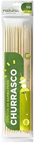 ESPETO BAMBU PARA CHURRASCO 30CM C/50UND