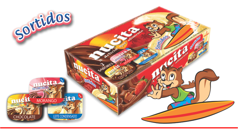 NUCITA 3 SABORES C/48UND