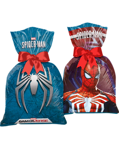 SACOLINHA PLASTICA SPIDER MASN C/8