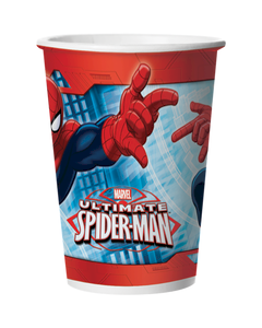 COPO PAPEL SPIDER MAN C/8