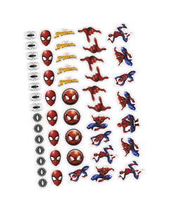 CONFETES DE PAPEL MINI PERSONAGENS SPIDER MAN 20G