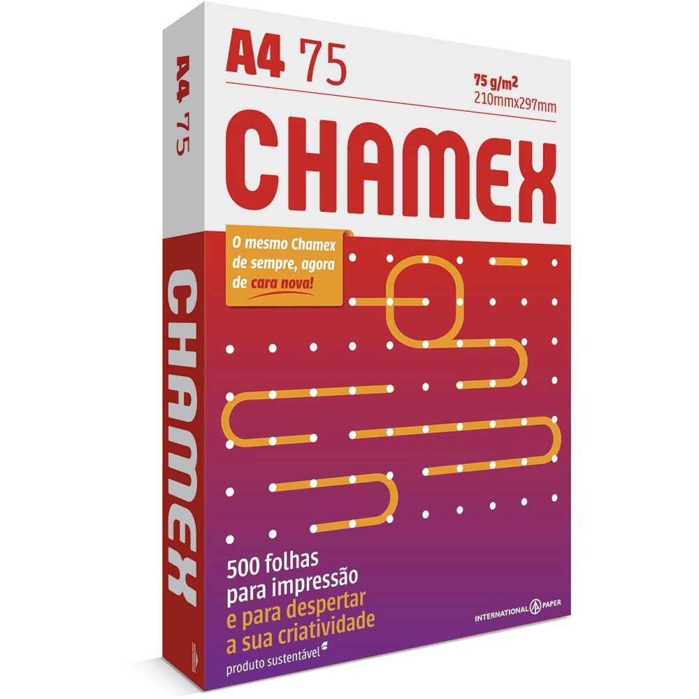 PAPEL CHAMES RESMA 500 FOLHAS A4