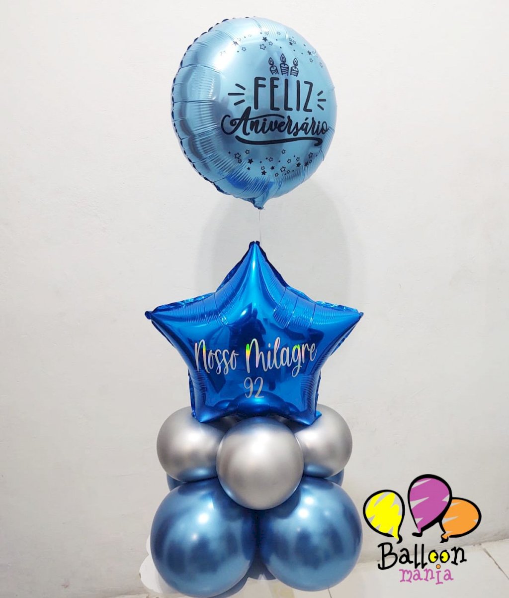 ARRANJO BALAO METALIZADO 18¨ DUPLO9CHROMEPERSONAL