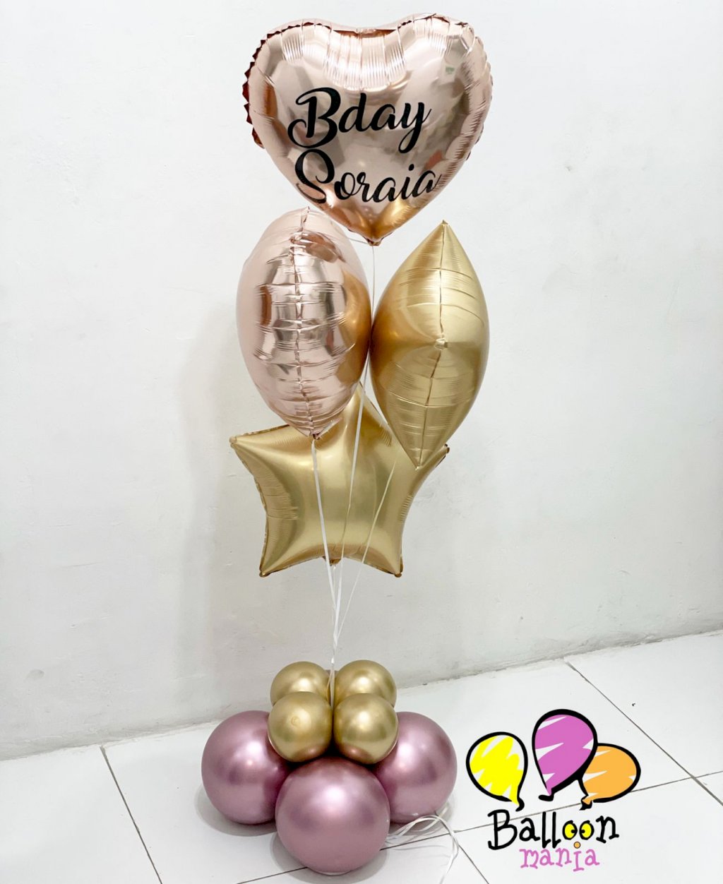 ARRANJO BALAO METALIZADO 18¨ 4MET18PRL11PRL5