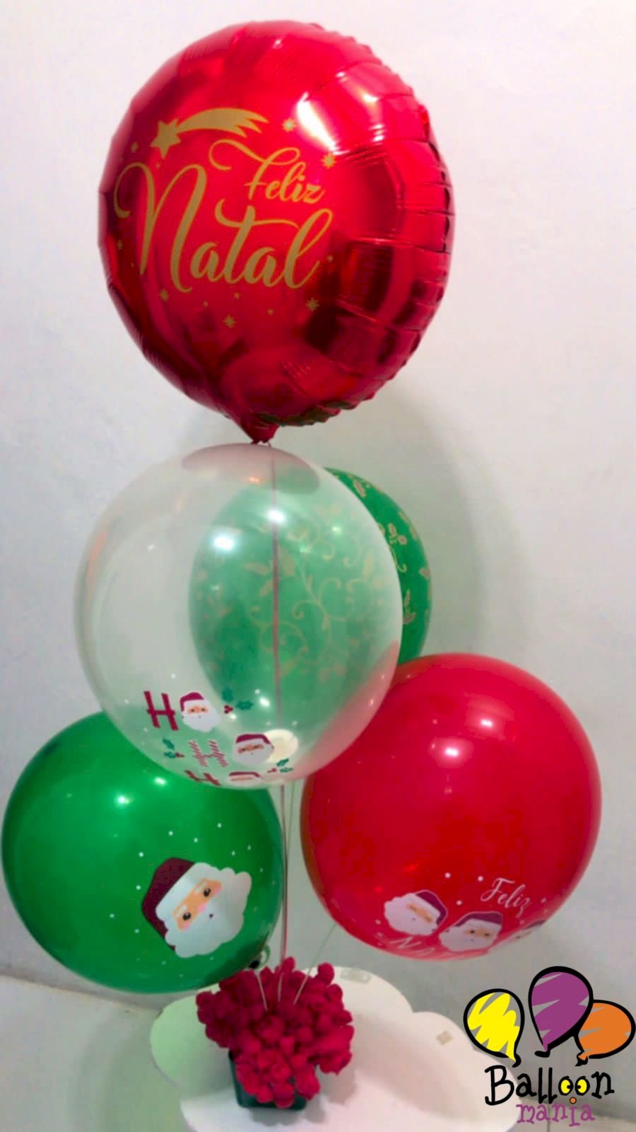 ARRANJO BALAO METALIZADO 18¨ CACHEPOT4PAPAI