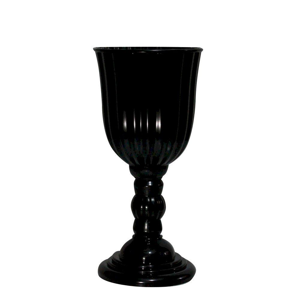 VASO DUBAI 40CM UND PRETO GRANDE