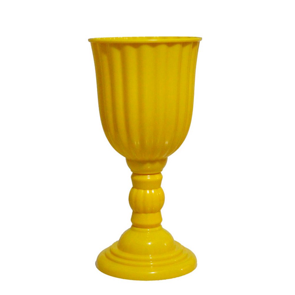 VASO DUBAI 40CM UND AMARELO GRANDE