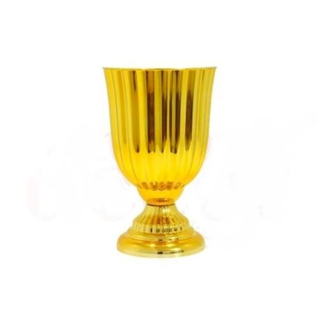 VASO DUBAI 40CM UND DOURADO GRANDE