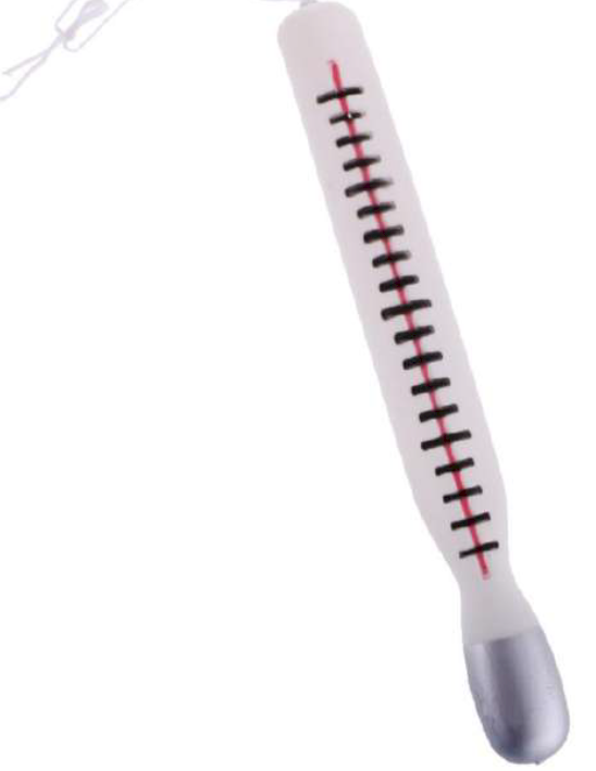 TERMOMETRO GIGANTE PLASTICO COM CORDAO 35CM NYR-6480