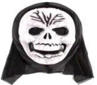 MASCARA COM CAPUZ CAVEIRA MOD-6822
