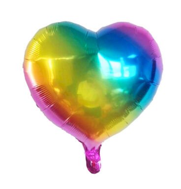 BALAO METALIZADO 18¨CORACAO DEGRADE