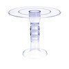 BOLEIRA COLONIAL LISA Ø28CM COM REGULADOR DE ALTURA  TRANSPARENTE