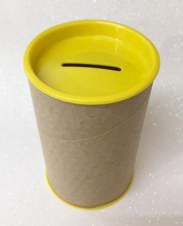 COFRINHO PAPELAO 10X6CM PCT C/10UND AMARELO