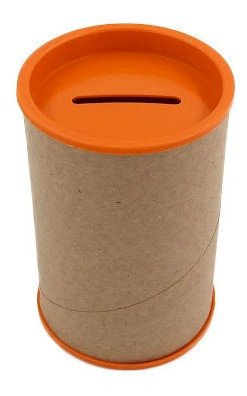 COFRINHO PAPELAO 10X6CM PCT C/10UND LARANJA