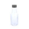 GARRAFINHA 50ML C/10UND PRATA PLASTICO