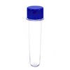 TUBETE 13CM C/10UNIDADES TAMPA PLASTICA AZUL ROYAL