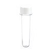 TUBE BRANCOTE 13CM C/10UNIDADES TAMPA PLASTICA BRANCO