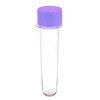 TUBETE 13CM C/10UNIDADES TAMPA PLASTICA LILAS