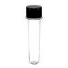 TUBETE 13CM C/10UNIDADES TAMPA PLASTICA PRETO