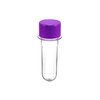 TUBETE 8CM C/10UNIDADES TAMPA PLASTICA ROXO
