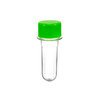 TUBETE 8CM C/10UNIDADES TAMPA PLASTICA VERDE LIMAO