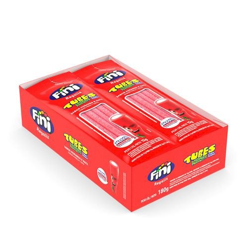 REGALIZ FINI TUBES 12X15G MORANGO CITRICO