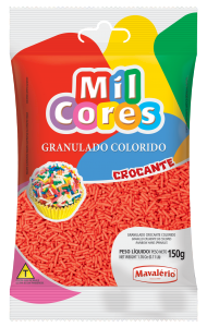 GRANULADO CROCANTE VERMELGO MIL CORES 150G