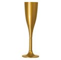 TACA 120ML CHAMPAGNE C/4 UND DOURADO