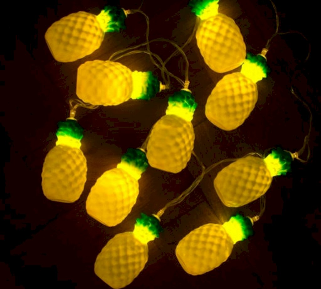 LUMINARIA LED ABACAXI(PILHAS NAO INCLUSO)