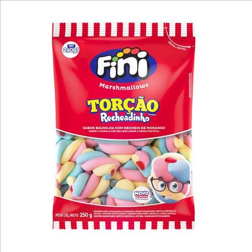 MARSHMALLOW TORCAO RECHEADO COLORIDO 250G 