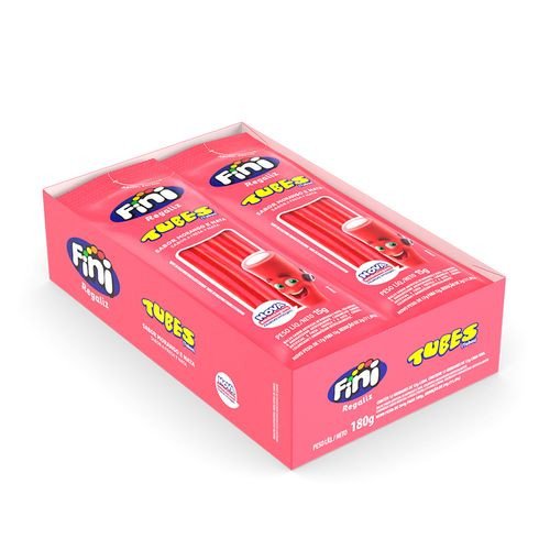 REGALIZ TUBES FINI MORANGO 12X15G
