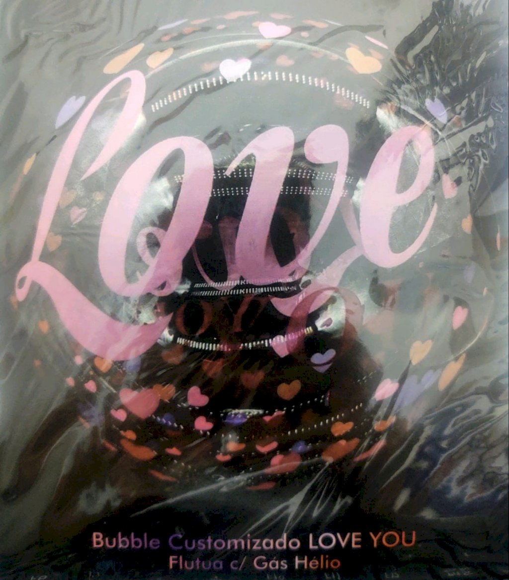 BALAO BUBBLE 20¨ LOVE UND