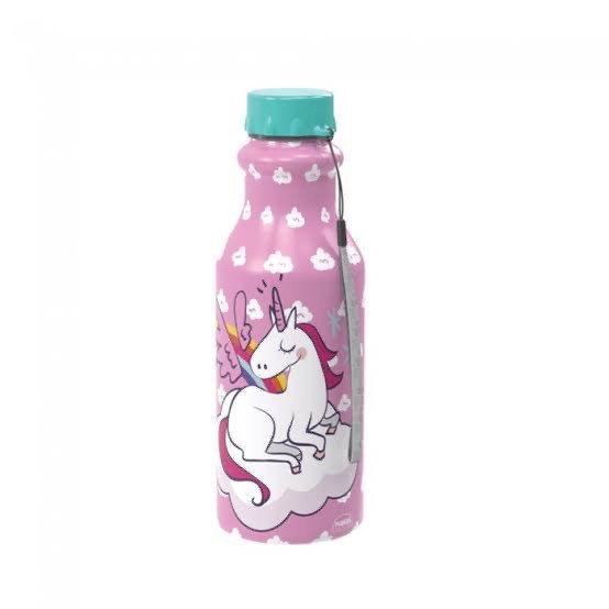 GARRAFA RETRO 500ML UNICORNIO UND