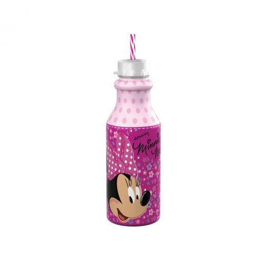 GARRAFA RETRO 500ML MINIE ROSA UND