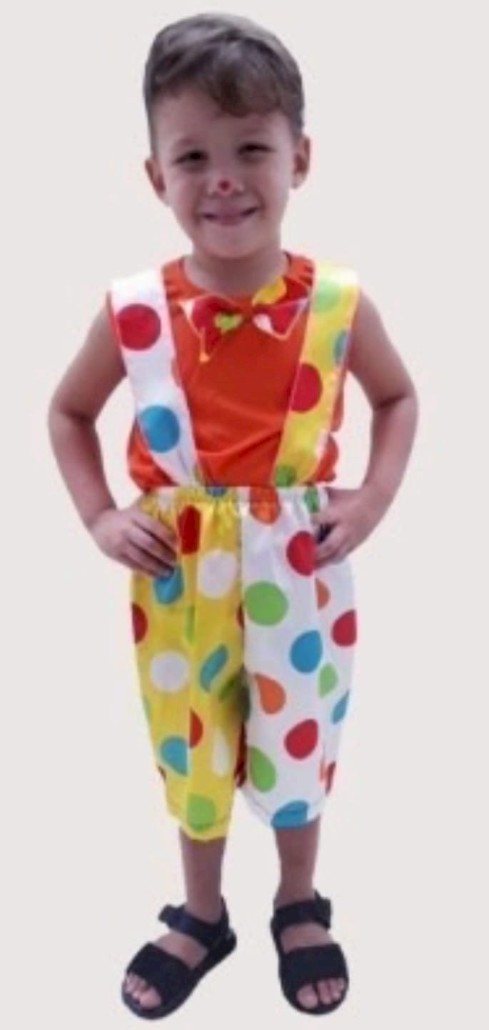 FANTASIA PALHAÇO SUSPENSORIO