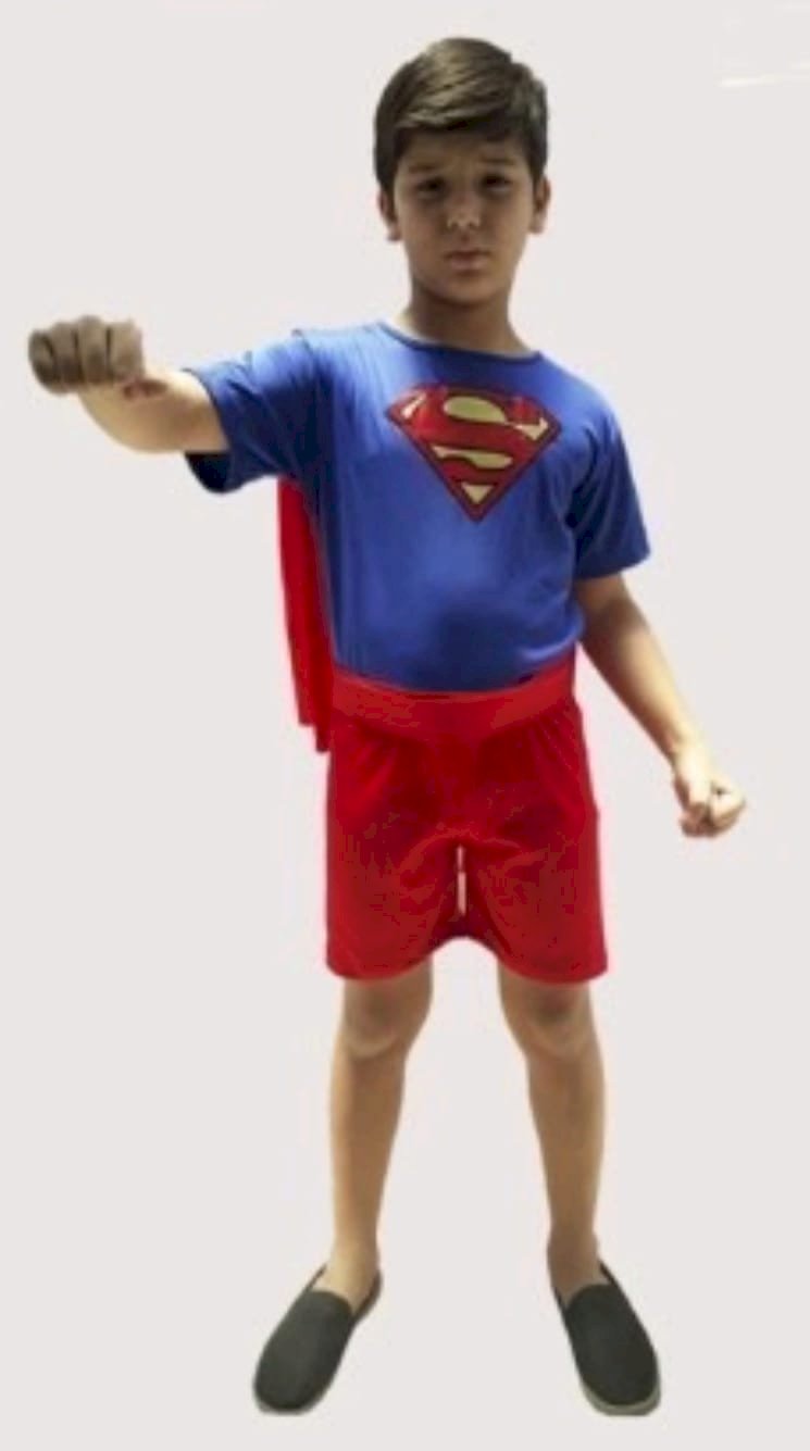 FANTASIA SUPER HOMEM CURTO