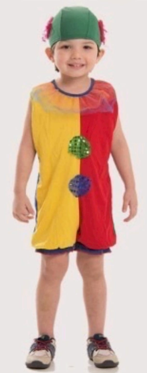 FANTASIA MACACÃO PALHAÇO DE TOCA