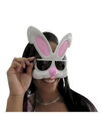 OCULOS ESCURO COELHO PASCOA UND