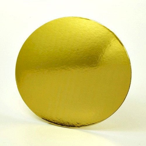 DISCO LAMINADO 26CM DOURADO UND