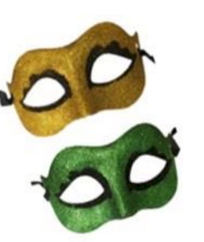 MASCARA ORIENTAL COM GLITTER UND