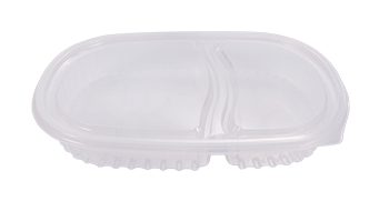 POTE OVAL 2 DIVISORIAS 800ML UND