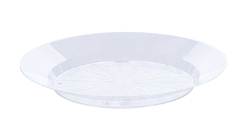 PRATO REDONDO GRANDE CRISTAL C/10 ACRILICO 21cm