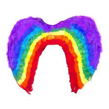 ASA DE ANJO COLORIDA 60X40CM