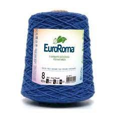 Barbante EuroRoma 4/8 Azul Royal (cód.903) - 600g  Código: 640.903